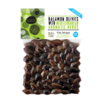 Ελιές Καλαμών με Μεσογειακά Αρωματικά Βότανα (200g) vacuum